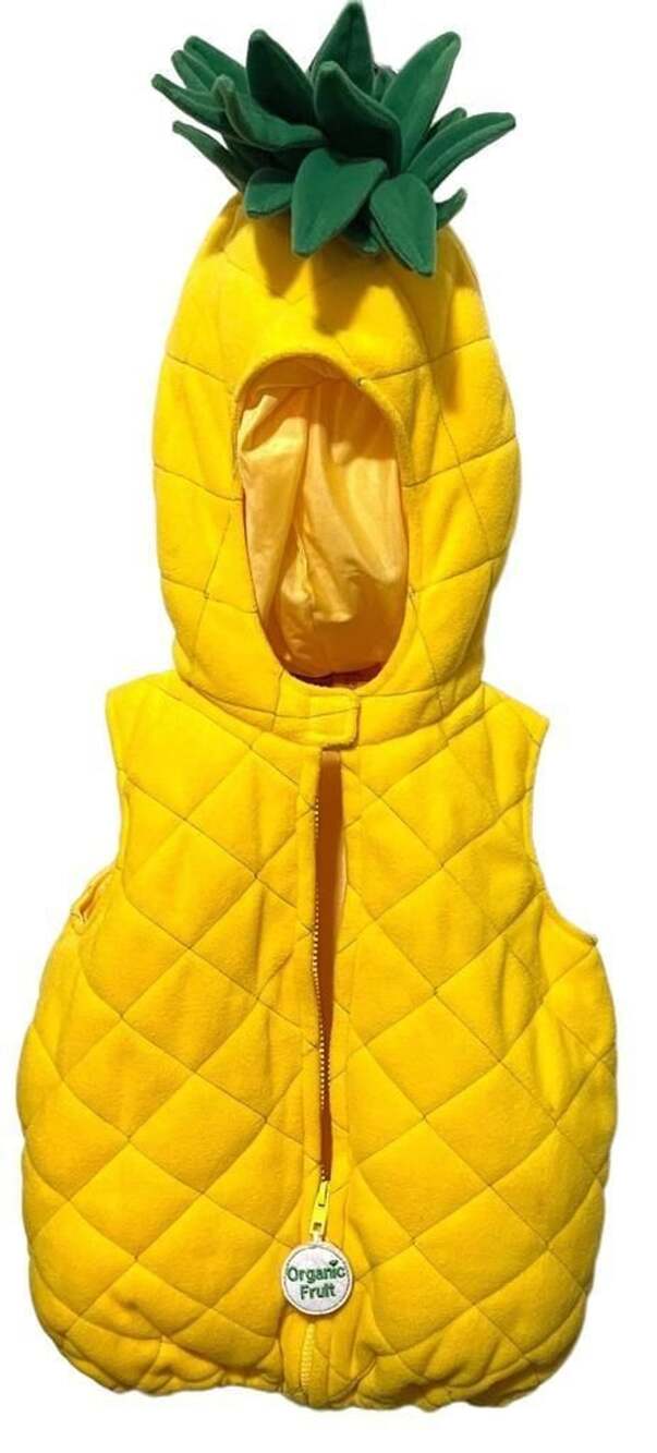 Carter's Little Pineapple Costume Hooded Vest Size 24M